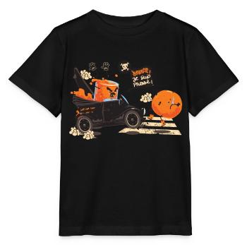 Jus d'orage - T-shirt bio MINI CREATOR Stanley/Stella Enfant - noir - Devant - Mikhail (115cm)