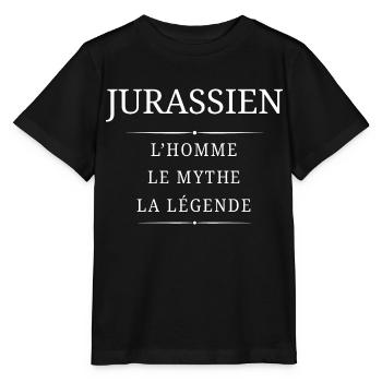 Jurassien Homme mythe - T-shirt bio MINI CREATOR Stanley/Stella Enfant - noir - Devant - Mikhail (115cm)