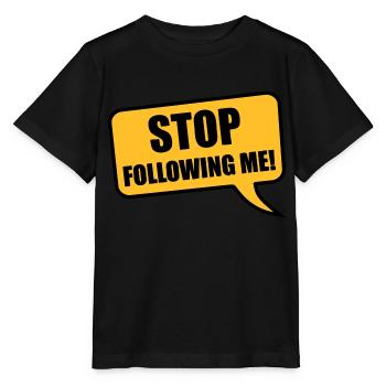 stop - T-shirt bio MINI CREATOR Stanley/Stella Enfant - noir - Devant - Mikhail (115cm)