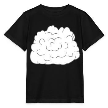 wolle wolke haufen staub himmel flusen clipart sah - Stanley/Stella Kinder T-Shirt MINI CREATOR  - Schwarz - Vorne - Mikhail (115cm)