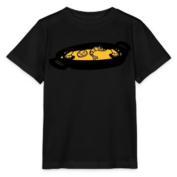 paella plat spécialité culinaire espagnole espagne - T-shirt bio MINI CREATOR Stanley/Stella Enfant - noir - Devant - Mikhail (115cm)