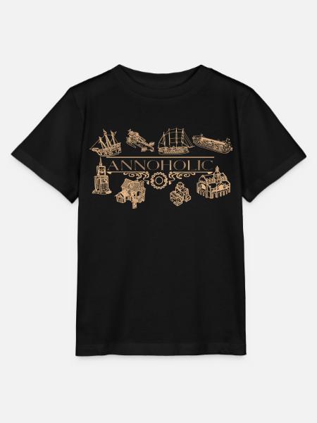 Annoholic - Stanley/Stella Kinder T-Shirt MINI CREATOR - Schwarz