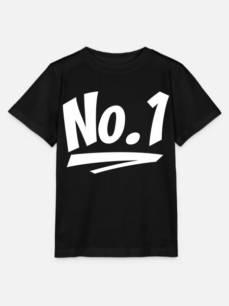 Nummer eins - Stanley/Stella Kinder T-Shirt MINI CREATOR - Schwarz