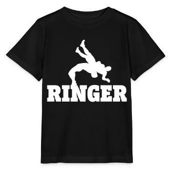 wrestling - Stanley/Stella MINI CREATOR Kids’ T-Shirt - black - Front - Mikhail (115cm)