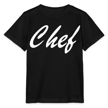 Chef - Stanley/Stella Kinder T-Shirt MINI CREATOR  - Schwarz - Vorne - Mikhail (115cm)