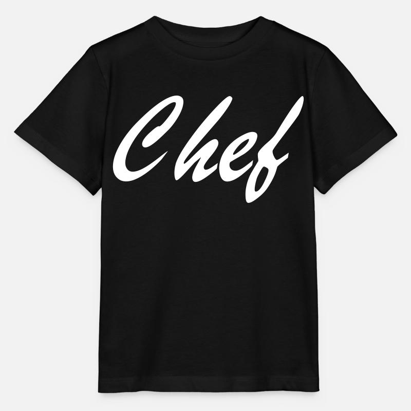 Chef - T-shirt bio MINI CREATOR Stanley/Stella Enfant - noir