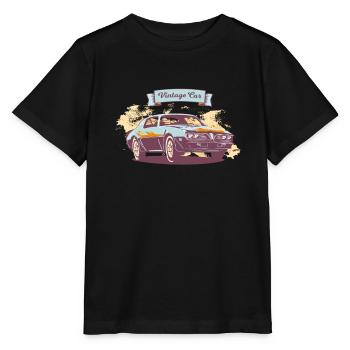 Vintage Car Auto Autoliebhaber Oldtimer Fanatiker - Stanley/Stella Kinder T-Shirt MINI CREATOR  - Schwarz - Vorne - Mikhail (115cm)