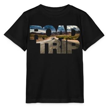 Road trip - T-shirt bio MINI CREATOR Stanley/Stella Enfant - noir - Devant - Mikhail (115cm)