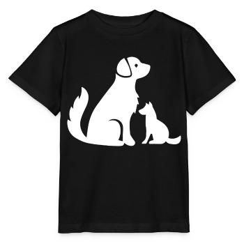 Dog dog - Stanley/Stella MINI CREATOR Kids’ T-Shirt - black - Front - Mikhail (115cm)