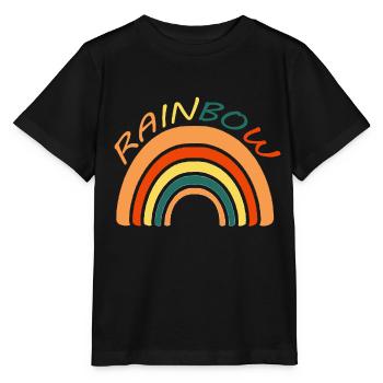 Rainbow - rainbow - rainbow - Stanley/Stella MINI CREATOR Kids’ T-Shirt - black - Front - Mikhail (115cm)