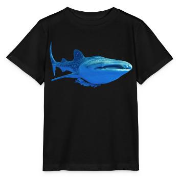 whale shark4k - Stanley/Stella MINI CREATOR Kids’ T-Shirt - black - Front - Mikhail (115cm)