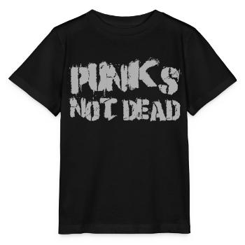 Punks not Dead - Stanley/Stella Kinder T-Shirt MINI CREATOR  - Schwarz - Vorne - Mikhail (115cm)