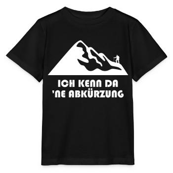 Abkürzung | Wandern - Stanley/Stella Kinder T-Shirt MINI CREATOR  - Schwarz - Vorne - Mikhail (115cm)