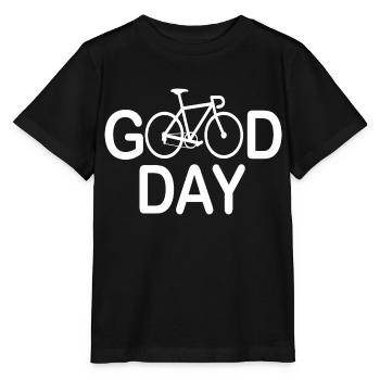 Vélo vélo good day bicycle - T-shirt bio MINI CREATOR Stanley/Stella Enfant - noir - Devant - Mikhail (115cm)