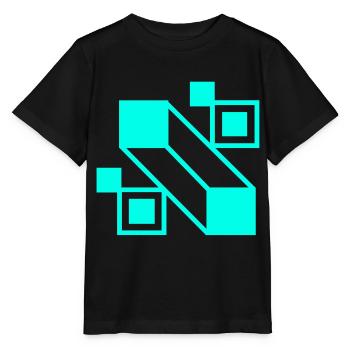 Abstract forms - Stanley/Stella MINI CREATOR Kids’ T-Shirt - black - Front - Mikhail (115cm)