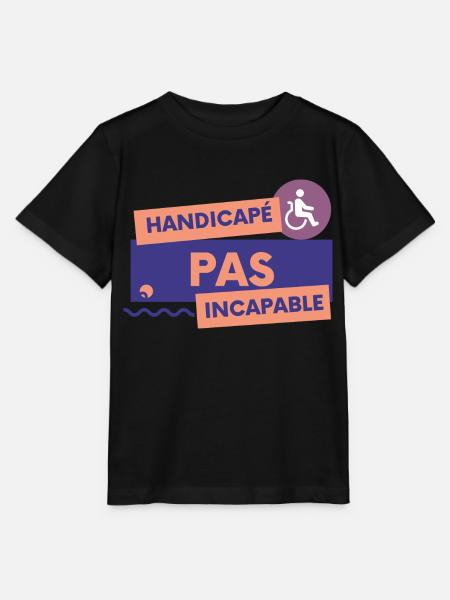 Handicapé pas incapable - T-shirt bio MINI CREATOR Stanley/Stella Enfant - noir
