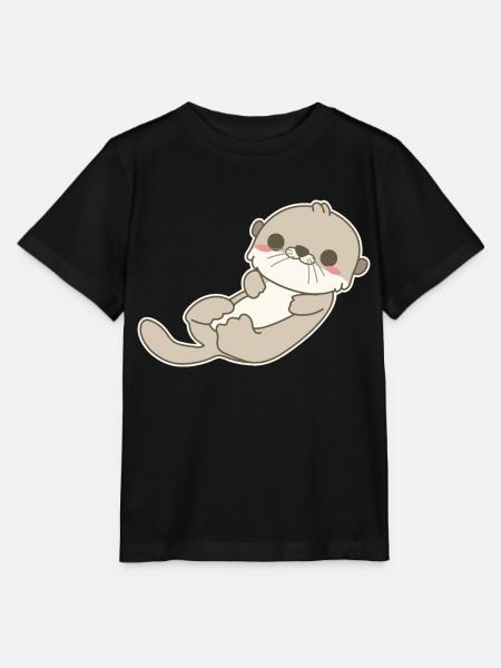 Otter - Stanley/Stella Kinder T-Shirt MINI CREATOR - Schwarz