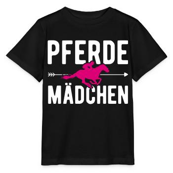 Pferdemädchen Pferde Reitsport Reiter Sprüche - Stanley/Stella Kinder T-Shirt MINI CREATOR  - Schwarz - Vorne - Mikhail (115cm)