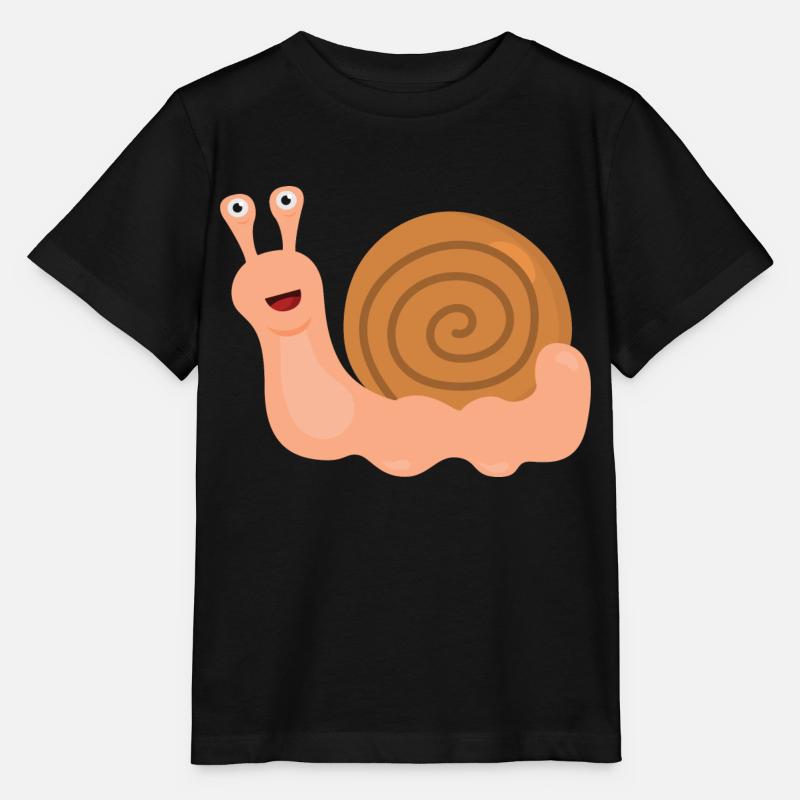 Escargot - T-shirt bio MINI CREATOR Stanley/Stella Enfant - noir