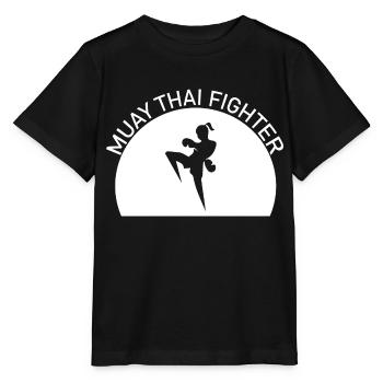 Boxe Combat Muay Thai - T-shirt bio MINI CREATOR Stanley/Stella Enfant - noir - Devant - Mikhail (115cm)