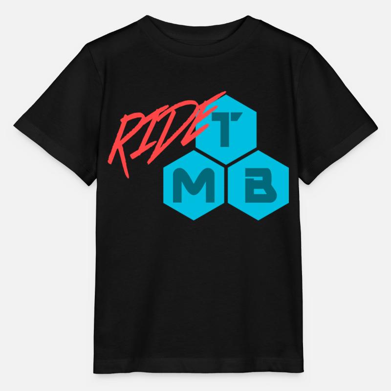 BALADE EN VTT - T-shirt bio MINI CREATOR Stanley/Stella Enfant - noir