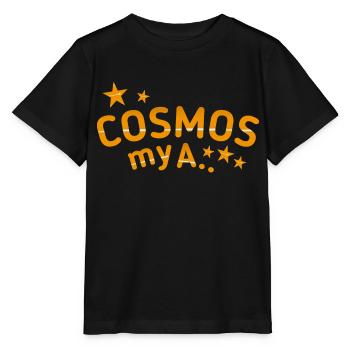 Kosmos Spruch lustig - Stanley/Stella Kinder T-Shirt MINI CREATOR  - Schwarz - Vorne - Mikhail (115cm)
