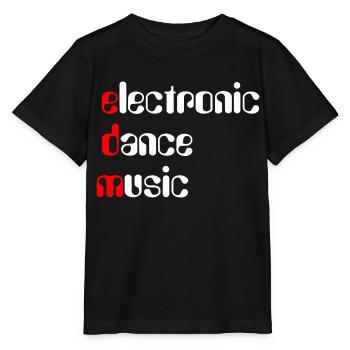EDM Electronic Dance Music - Stanley/Stella Kinder T-Shirt MINI CREATOR  - Schwarz - Vorne - Mikhail (115cm)