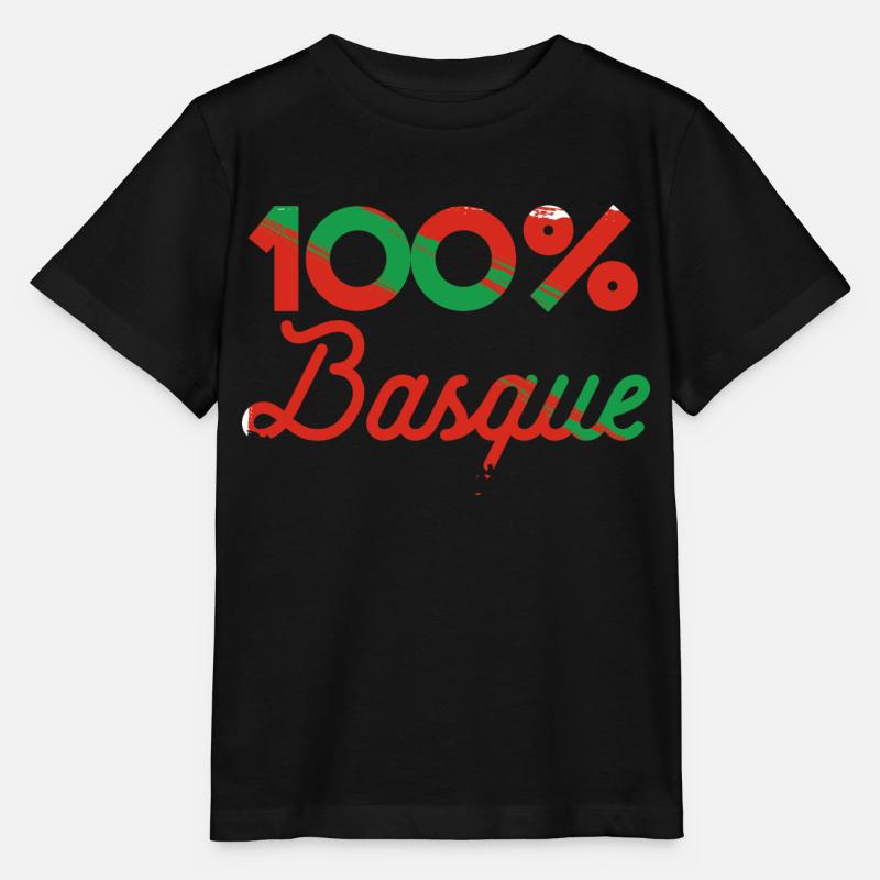 100% Basque - T-shirt bio MINI CREATOR Stanley/Stella Enfant - noir