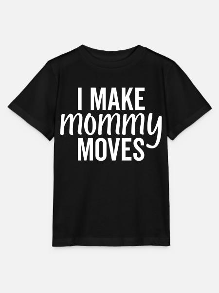 Ich mache Mama-Moves - Stanley/Stella Kinder T-Shirt MINI CREATOR - Schwarz