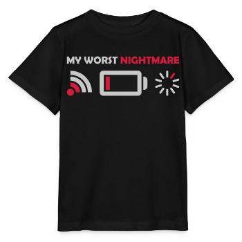 Mon pire cauchemar Logos - T-shirt bio MINI CREATOR Stanley/Stella Enfant - noir - Devant - Mikhail (115cm)