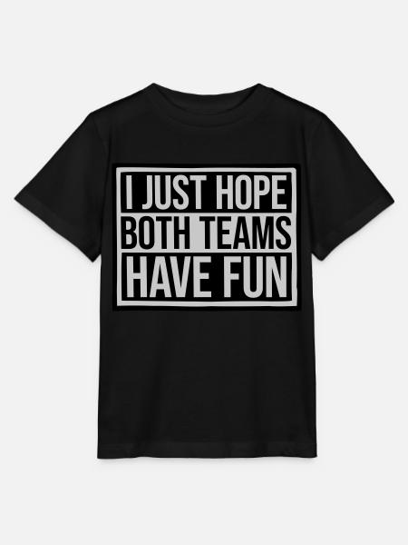 Both Teams Have Fun - Stanley/Stella Kinder T-Shirt MINI CREATOR  - Schwarz