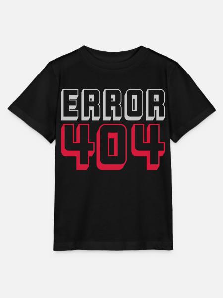 Error 404 Computer Verbindung - Stanley/Stella Kinder T-Shirt MINI CREATOR - Schwarz