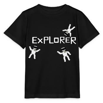 Explorer - Stanley/Stella Kinder T-Shirt MINI CREATOR  - Schwarz - Vorne - Mikhail (115cm)
