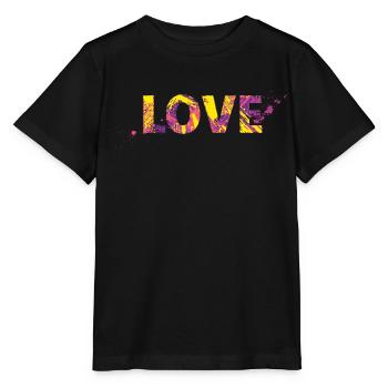 Love - Stanley/Stella MINI CREATOR Kids’ T-Shirt - black - Front - Mikhail (115cm)