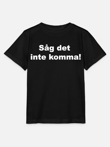 Såg det inte komma! - T-shirt MINI CREATOR barn från Stanley/Stella - svart