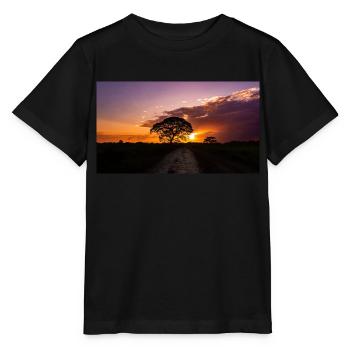 Sonnenuntergang in Venezuela - Stanley/Stella Kinder T-Shirt MINI CREATOR  - Schwarz - Vorne - Mikhail (115cm)