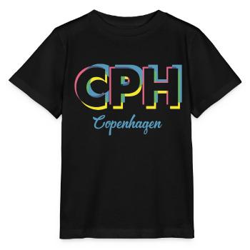 Copenhague - CPH - Copenhague - Dänemark - Danemark - T-shirt bio MINI CREATOR Stanley/Stella Enfant - noir - Devant - Mikhail (115cm)