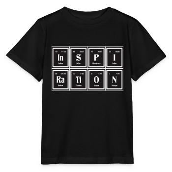 Inspiration | Tableau périodique des éléments - T-shirt bio MINI CREATOR Stanley/Stella Enfant - noir - Devant - Mikhail (115cm)