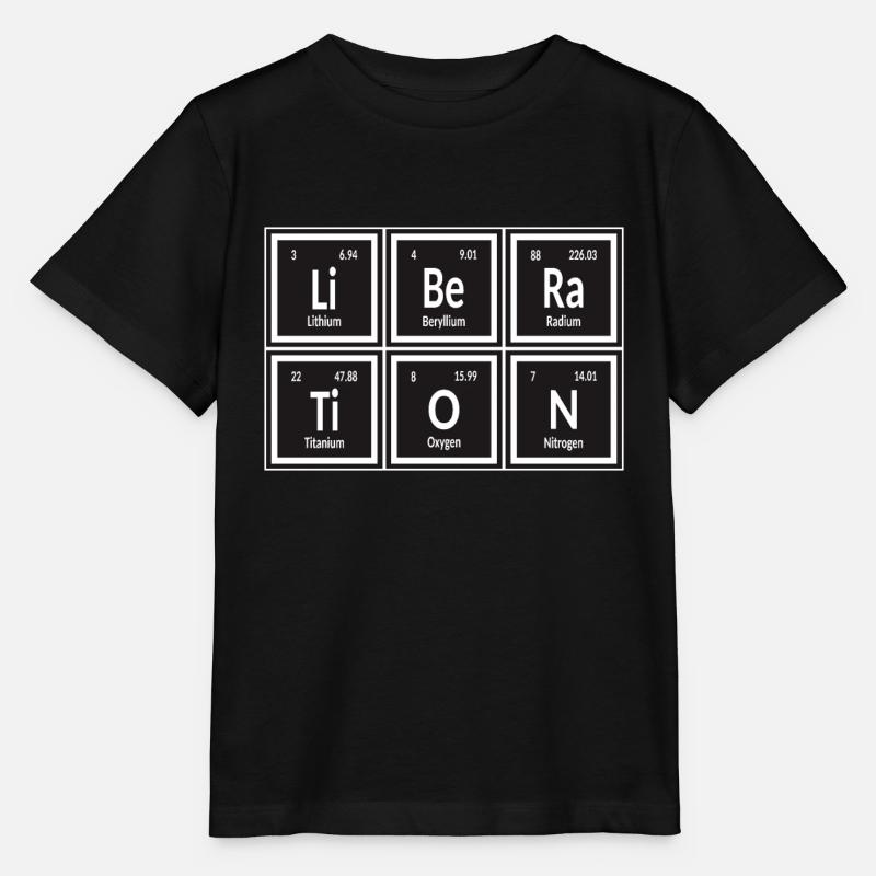 Befreiung | Periodensystem der Elemente - Stanley/Stella Kinder T-Shirt MINI CREATOR  - Schwarz