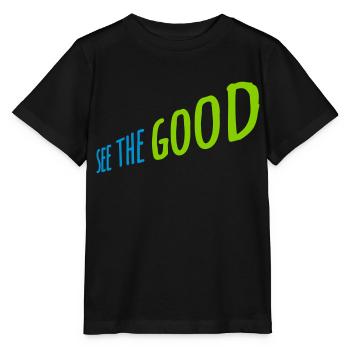 see the good quote - Stanley/Stella MINI CREATOR Kids’ T-Shirt - black - Front - Mikhail (115cm)
