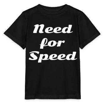 Besoin de vitesse - T-shirt bio MINI CREATOR Stanley/Stella Enfant - noir - Devant - Mikhail (115cm)