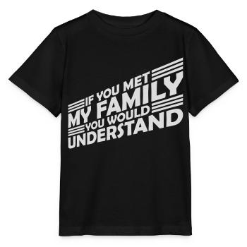 you would understand quote - Stanley/Stella MINI CREATOR Kids’ T-Shirt - black - Front - Mikhail (115cm)