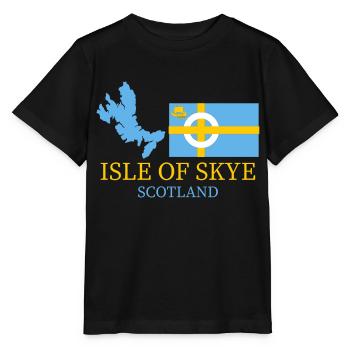 Insel Skye - Stanley/Stella Kinder T-Shirt MINI CREATOR  - Schwarz - Vorne - Mikhail (115cm)