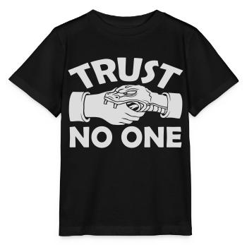 ne faites confiance à personne pour ne citer - T-shirt bio MINI CREATOR Stanley/Stella Enfant - noir - Devant - Mikhail (115cm)