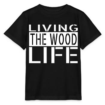 sayings safety helmet wood americas - Stanley/Stella Kinder T-Shirt MINI CREATOR  - Schwarz - Vorne - Mikhail (115cm)