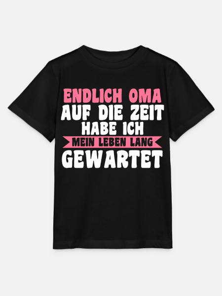 Großmutter Großmama Omi Oma - Stanley/Stella Kinder T-Shirt MINI CREATOR  - Schwarz
