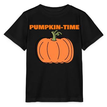 Pumpkin-Time Pumpkin - Stanley/Stella MINI CREATOR Kids’ T-Shirt - black - Front - Mikhail (115cm)
