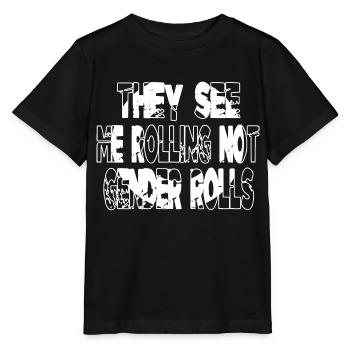 jokes geek quotes barber hair obama - Stanley/Stella Kinder T-Shirt MINI CREATOR  - Schwarz - Vorne - Mikhail (115cm)
