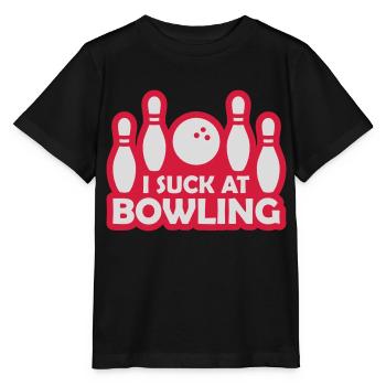 Je suis nul au bowling - T-shirt bio MINI CREATOR Stanley/Stella Enfant - noir - Devant - Mikhail (115cm)