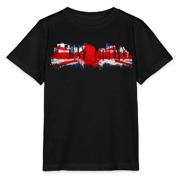 Angleterre Royaume-Uni Londres Anglais britannique Royaume-Uni - T-shirt bio MINI CREATOR Stanley/Stella Enfant - noir - Devant - Mikhail (115cm)